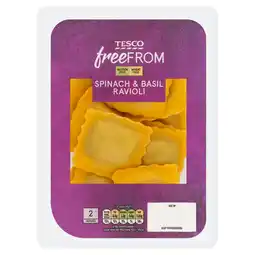 Tesco Tesco Free From Spinach & Basil Ravioli 250g offer