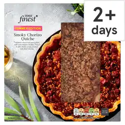 Tesco Tesco Finest Smoky Chorizo & Cheddar Quiche 400g offer