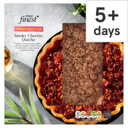 Tesco Tesco Finest Smoky Chorizo & Cheddar Quiche 400g offer