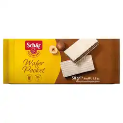 Tesco Schar Gluten-Free Wafer Pocket - Hazelnut Cream 50g offer