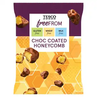 Tesco Tesco Free From Chocolate Coated Honeycomb 119G offer