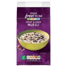 Tesco Tesco Free From Fruit & Seed Muesli 450g offer