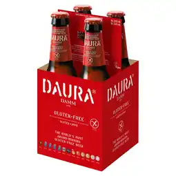 Tesco Daura Damm Gluten Free 4 Pack X 330Ml offer