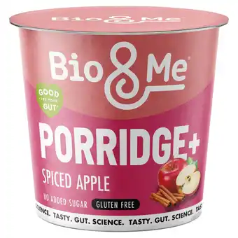 Tesco Bio&Me Gluten Free Porridge - Spiced Apple 58g offer