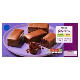 Tesco Tesco Free From Chocolate Coated Cake Slices 5 Pack offer
