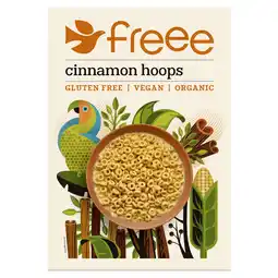 Tesco Freee Gluten Free Organic Vegan Cinnamon Hoops 300g offer