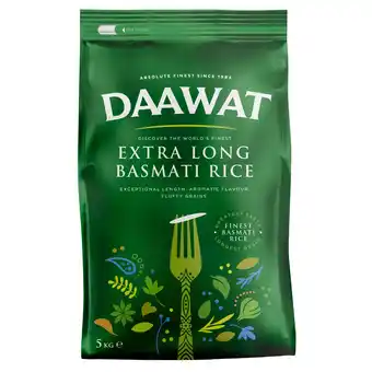 Tesco Daawat Extra Long Basmati Rice 5kg offer