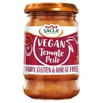 Tesco Sacla Tomato Pesto Gluten Free 190G offer