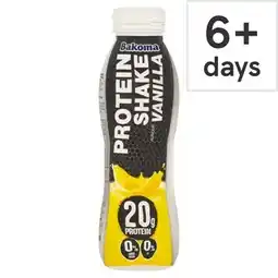 Tesco Bakoma Vanilla Flavour Protein Shake 380G offer