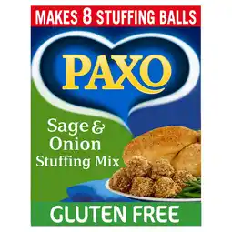 Tesco Paxo Gluten Free Stuffing Mix - Sage & Onion 150g offer