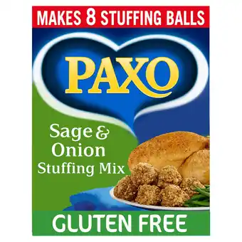 Tesco Paxo Gluten Free Stuffing Mix - Sage & Onion 150g offer