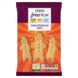 Tesco Tesco Free From Gingerbread Men Biscuits 154g offer