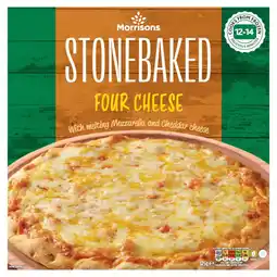Morrisons Morrisons Stonebaked Four Cheese Pizza 325g offer
