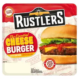 Morrisons Rustlers The Essential Cheeseburger 166g offer