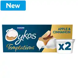 Morrisons Oykos Temptations Blueberry Cheesecake Greek Style Yoghurt 2x110g offer