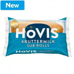Morrisons Hovis Sub Rolls Buttermilk 4 Pack offer