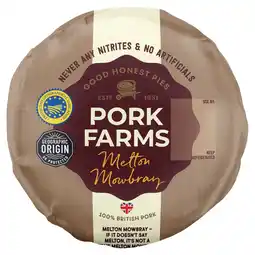 Morrisons Pork Farms Medium Melton Mowbray Pork Pie 295g offer