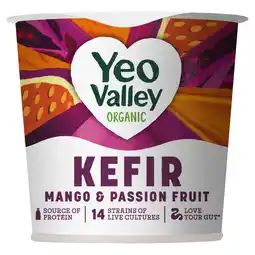 Morrisons Yeo Valley Organic Kefir Mango & Passion Fruit Yoghurt 350g offer