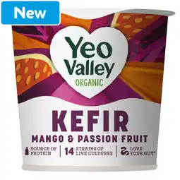 Morrisons Yeo Valley Organic Kefir Mango & Passion Fruit Yoghurt 350g offer