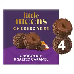 Morrisons Little Moons Belgian Chocolate & Salted Caramel Cheesecake Mochi  offer