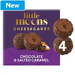 Morrisons Little Moons Belgian Chocolate & Salted Caramel Cheesecake Mochi  offer