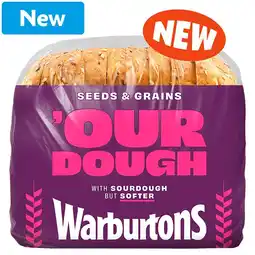 Morrisons Warburtons Seeds And Grains With Sourdough 400g offer