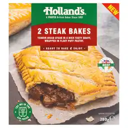 Morrisons Hollands 2 Steak Bakes 280g offer