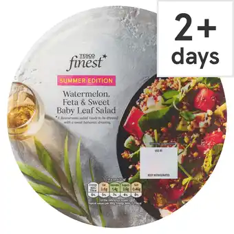 Tesco Tesco Finest Watermelon, Feta & Sweet Babyleaf Salad 205g offer