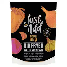 Tesco JUST ADD MEMPHIS BBQ AIRFRYER COAT ‘N’ COOK PASTE 120g offer