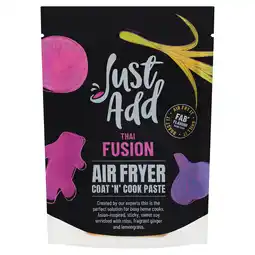 Tesco JUST ADD THAI FUSION AIRFRYER COAT 'N' COOK PASTE 120g offer