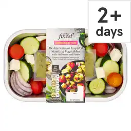 Tesco Tesco Finest Mediterranean Inspired Roasting Vegetables With Halloumi And Pesto offer