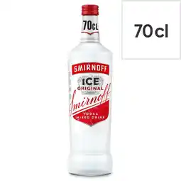 Tesco Smirnoff Ice Vodka Mixed Drink Bottle 4% Vol 70cl offer