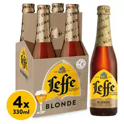 Tesco Leffe Blonde Beer 4 X 330Ml offer