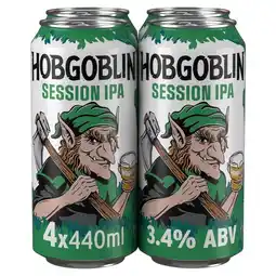 Tesco Hobgoblin Session IPA Ale Beer 4 x 440ml offer