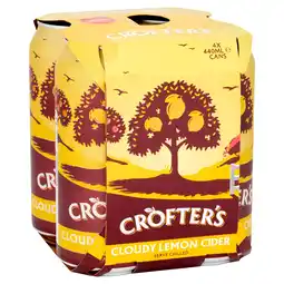 Tesco Crofter's Cloudy Lemon Cider 4x440ml offer