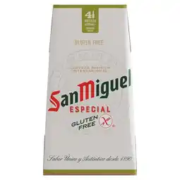 Tesco San Miguel Especial Gluten Free Lager Beer Bottle 4x330ml offer