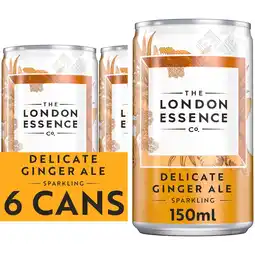 Tesco London Essence Delicate Ginger Ale 6 X 150Ml offer