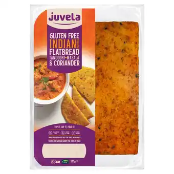 Tesco Juvela Gluten Free Indian Flatbread Tandoori Masala & Coriander 225g offer