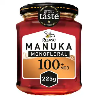 Tesco Rowse Authentic Manuka New Zealand Honey 100+ Mgo 225G offer