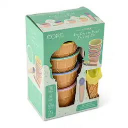 Tesco Core Kitchen 9 Piece Ice Cream Set offer