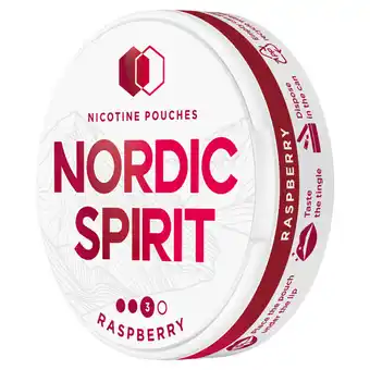 Asda Nordic Spirit Raspberry Strong Nicotine Pouches offer