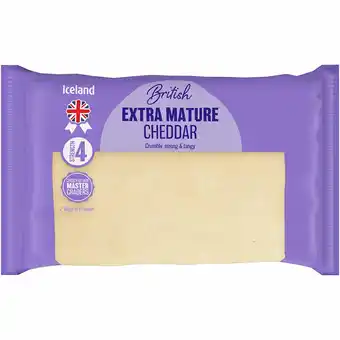Iceland Iceland British Extra Mature Cheddar 400g offer