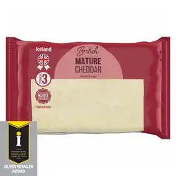 Iceland Iceland British Mature Cheddar 400g offer