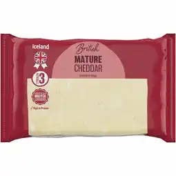 Iceland Iceland British Mature Cheddar 400g offer