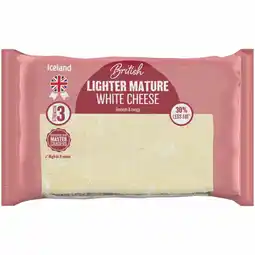 Iceland Iceland Lighter Mature White Cheese 400g offer