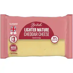 Iceland Iceland Lighter Mature White Cheese 400g offer