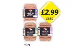 Londis Jack's Traditional Pork Sausages, Lincolnshire, Cumberland offer