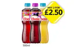 Londis Ribena Strawberry, Blackcurrant, Passion Fruit offer