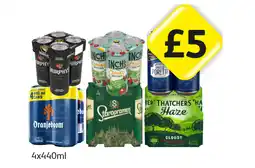 Londis Murphy's, Inch's Cloudy, Poretti, Oranjeboom, Staropramen, Thatcher's Haze offer