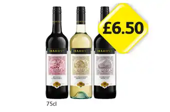 Londis Hardy's Shiraz Cabernet, Chardonnay Semillon, Cabernet Merlot offer